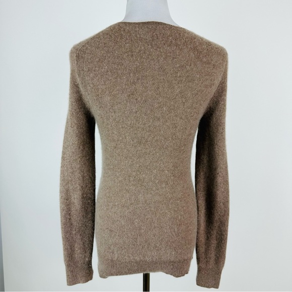 Saks Fifth Avenue Brown Cashmere Crewneck Sweater XS - Picture 10 of 13